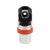 Quick action swing coupling DN8, closing, 2-steps, steel