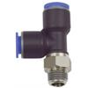 T-Steckverschr. »Blaue Serie«, L-Form, drehbar, R 1/4 a., Ø4 mm