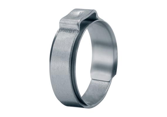 Colliers de serrage à 1 oreille avec bague intégrée 11.10 - 13.10