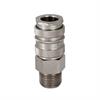 Coupleur rapide coulissant DN10, barrer, 1étape, laiton/acier