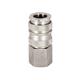 Coupleur rapide coulissant DN10, barrer, 1étape, laiton/acier