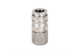 Coupleur rapide coulissant DN10, barrer, 1étape, laiton/acier