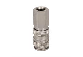 Coupleur rapide coulissant DN5.5, barrer, 1étape, acier