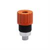Coupleur rapide rotatife DN6, barrer, 2étapes, acier