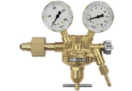 Flaschendruckminderer, 300 bar, Sauerstoff, Arbeitsdruck 0-10 bar