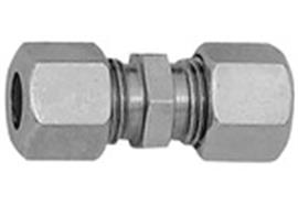 Gerade Verschraubung, Rohr-Außen-Ø 28 mm, Stahl verz., PN bar 160