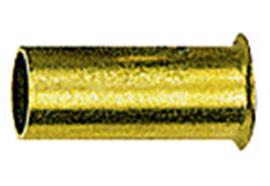 Verstärkungshülse, Rohr-Außen-Ø 12/9 mm, Messing blank
