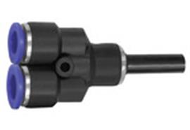 Y-Steckverbindung, Stecknippel 10 mm »Blaue Serie« Schl.-Ø 6, KS